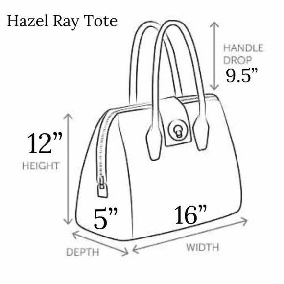 HAZEL RAY Green Large Traveler Tote Bag - Picture 12 of 13